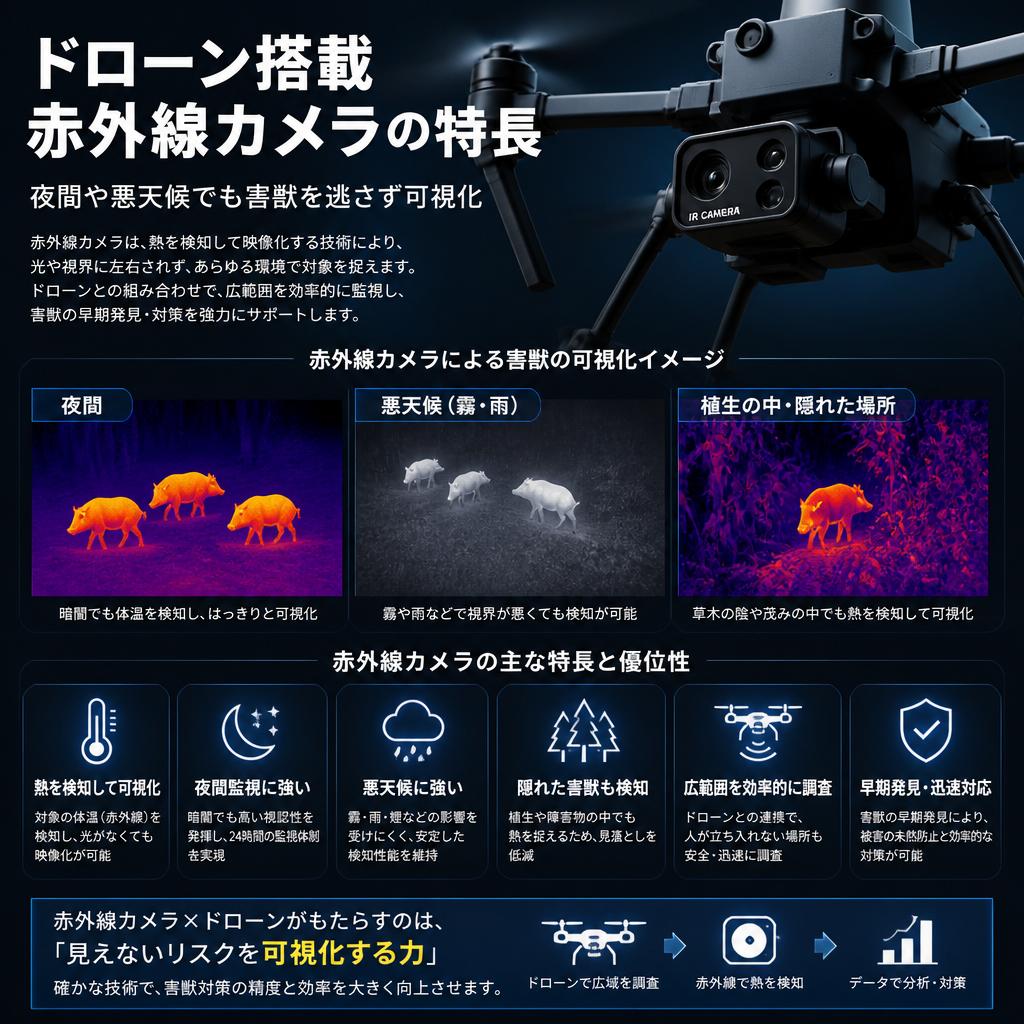 赤外線カメラの力